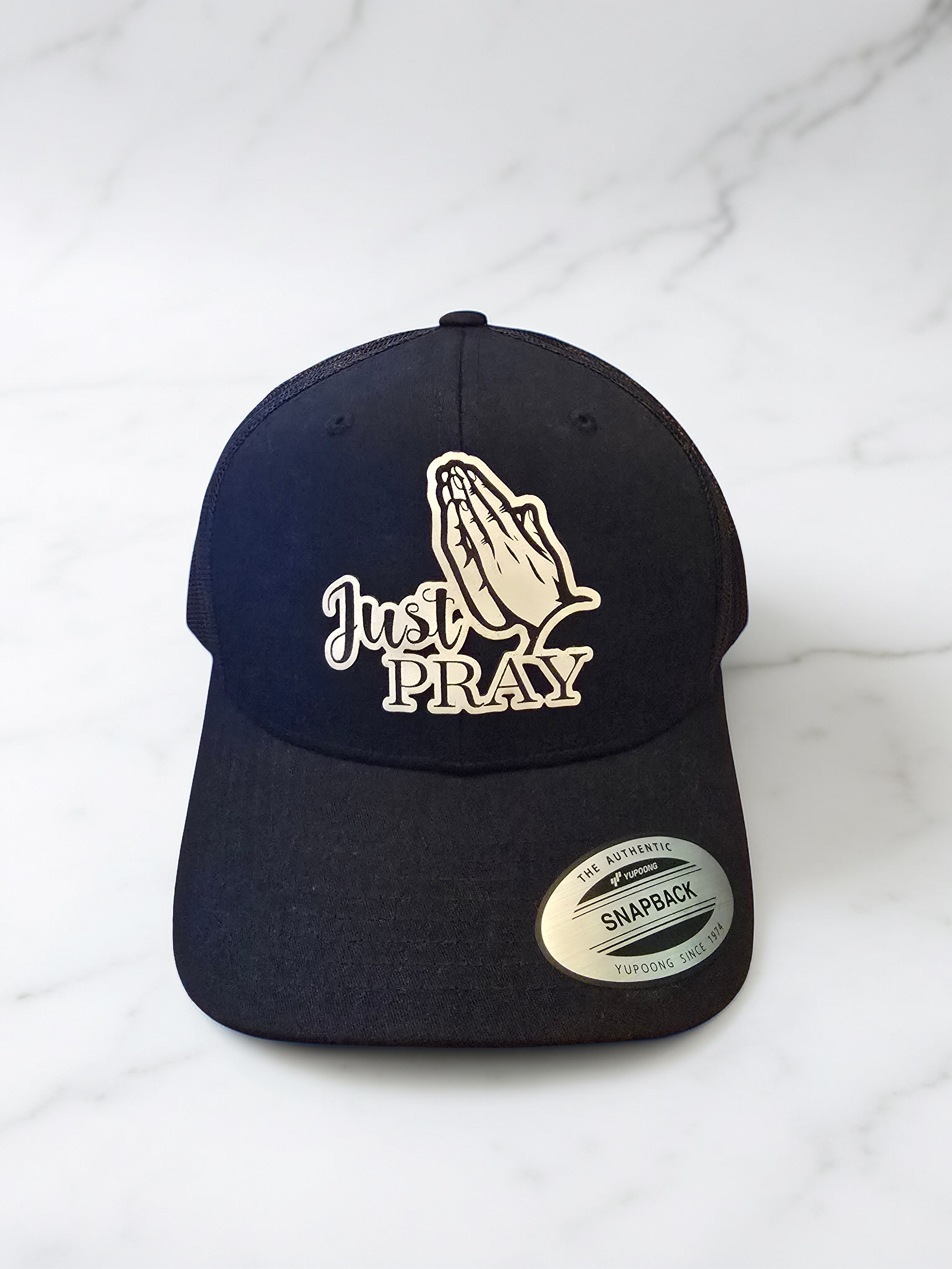 Just Pray Hat Black (Y6606)