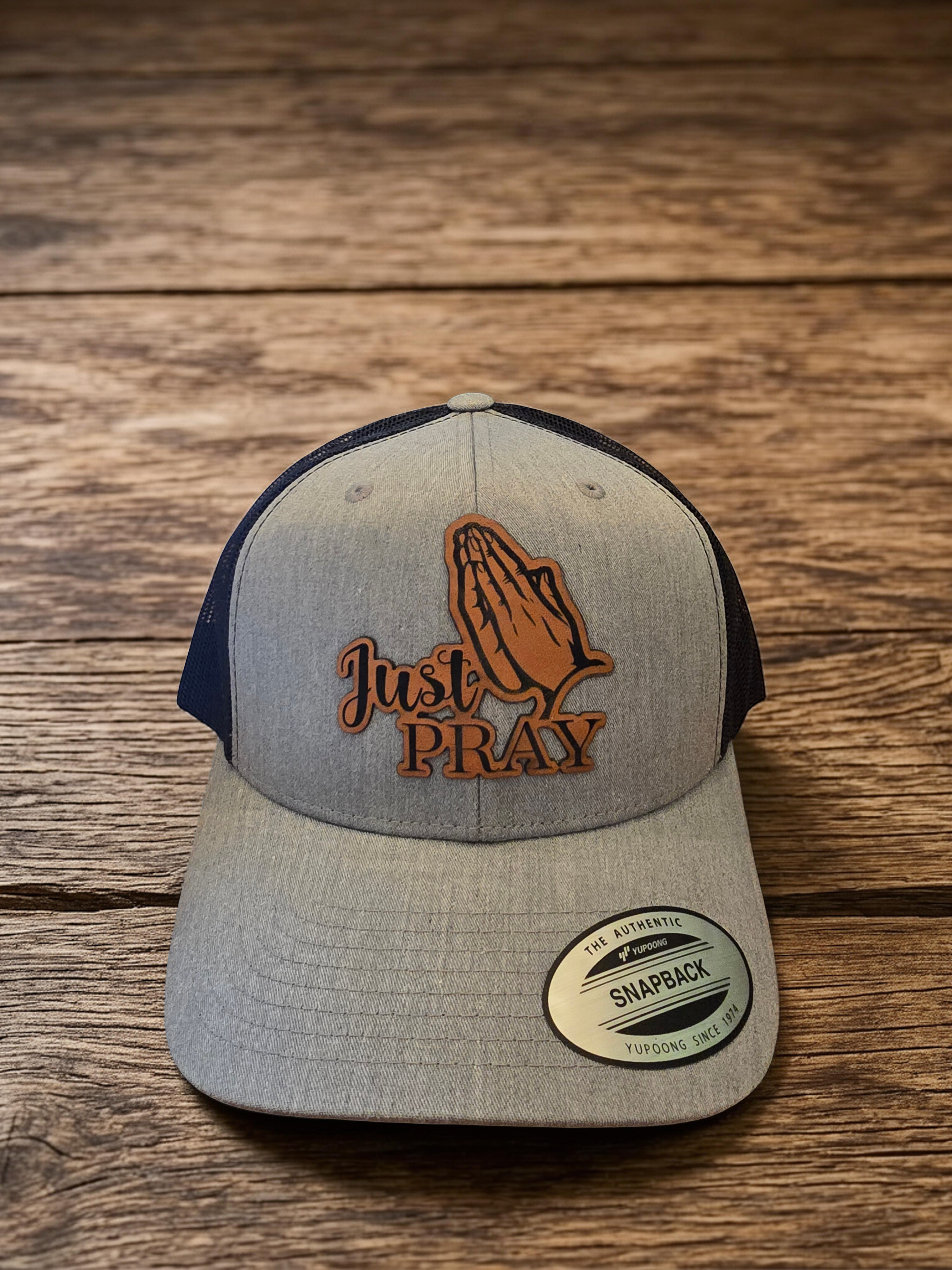 Just Pray Hat Grey (Y6606)
