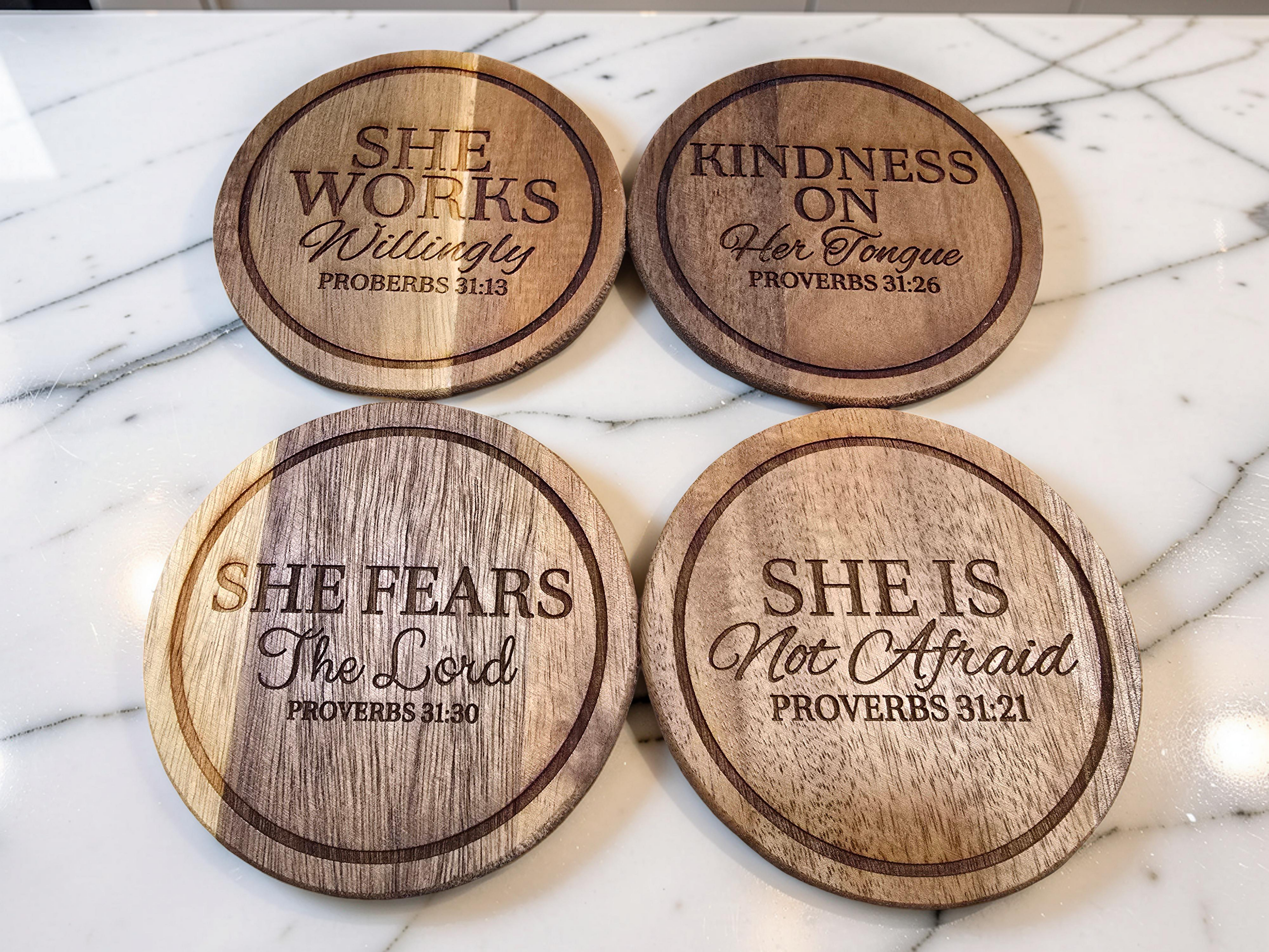 Proverbs 31 Woman Collection (4 Coasters)