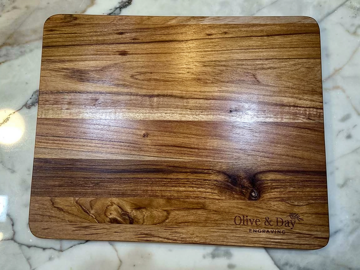 Rib Maker Genesis 2:22 Serving Tray (Teak)