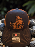 Just Pray Hat Blue/Brown (R112)