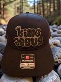 King Jesus Hat Black/Black (R112)