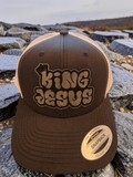 King Jesus Hat Grey/White (Y6606)