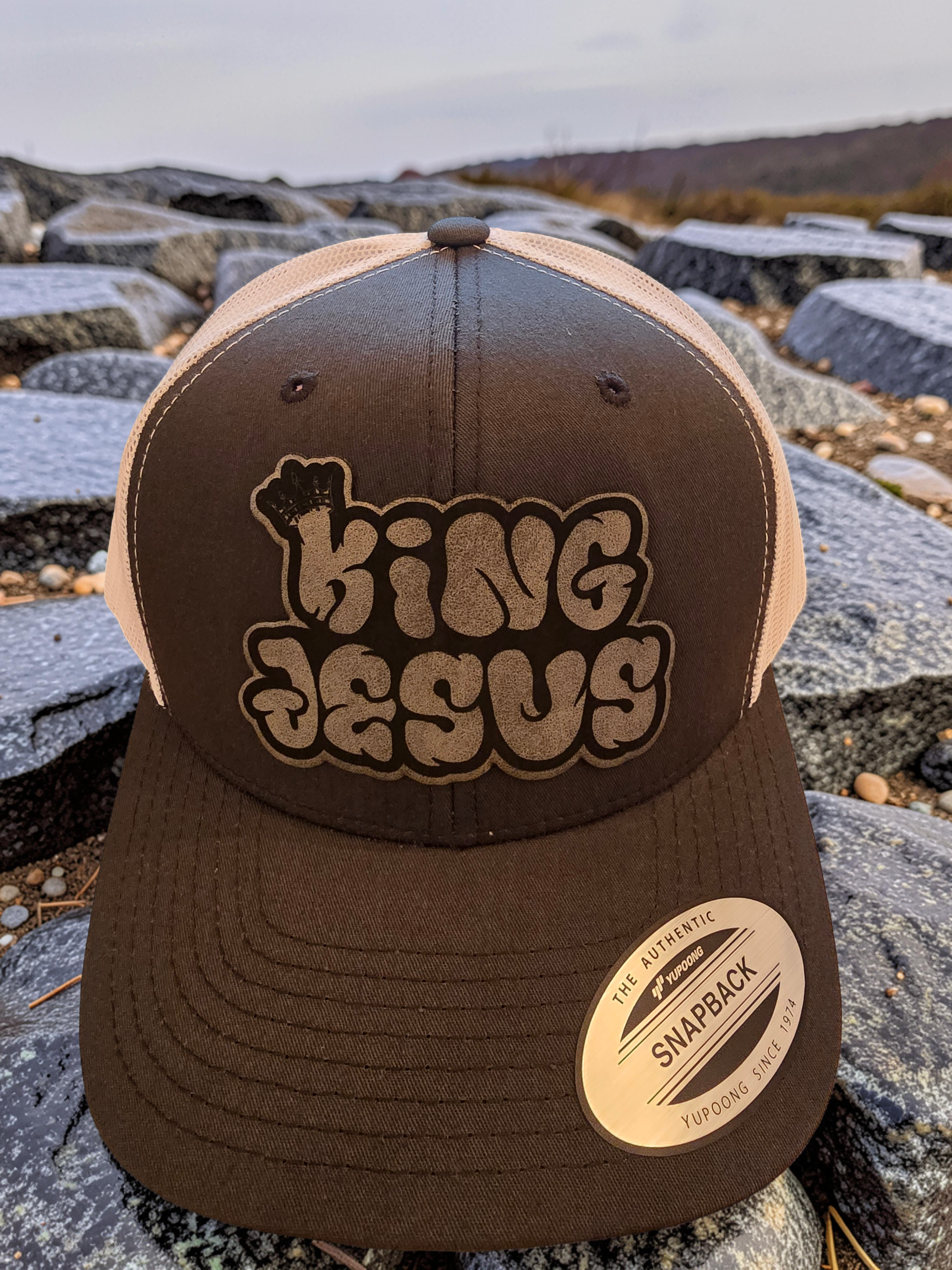 King Jesus Hat Grey/White (Y6606)