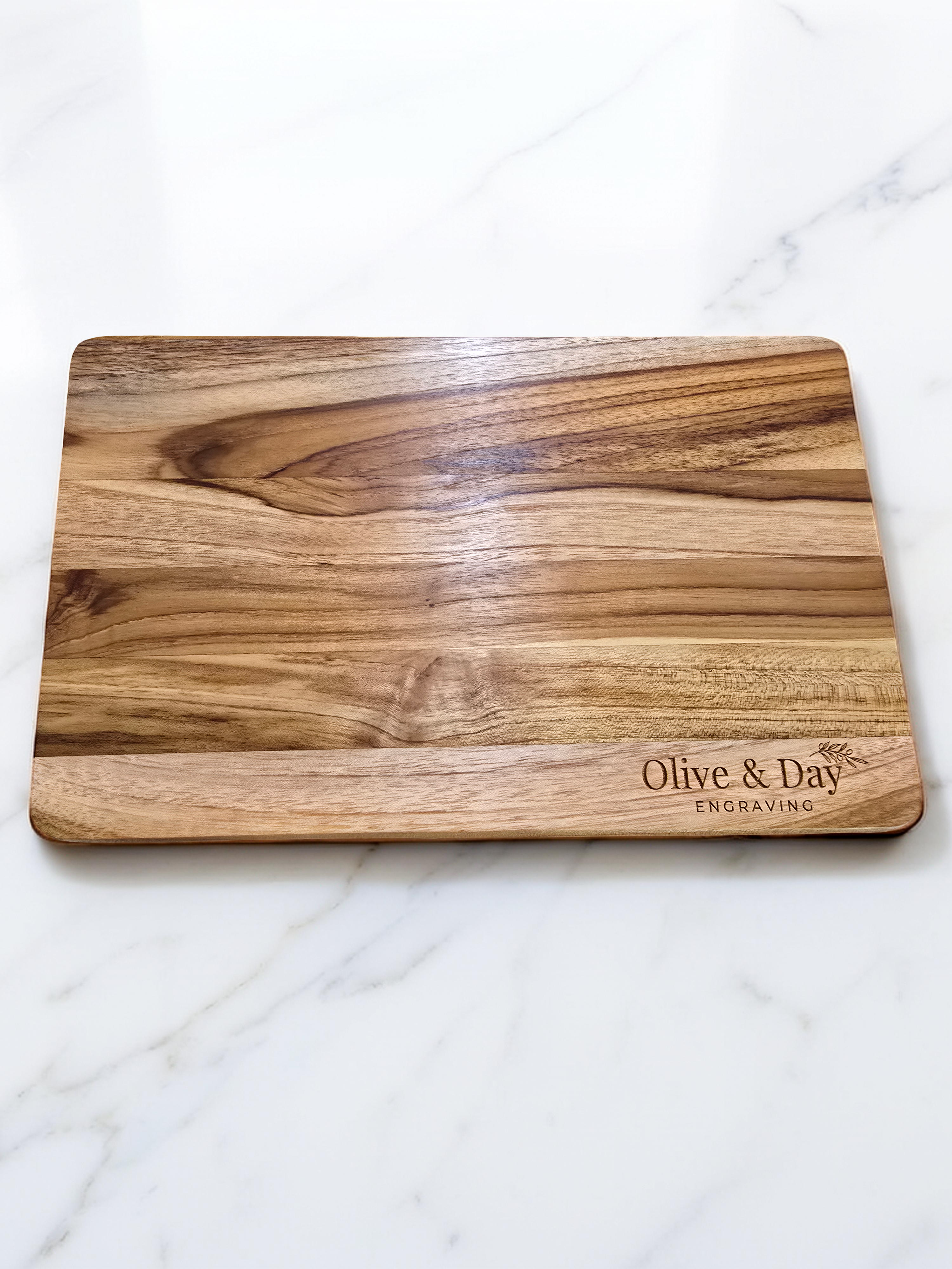 Feed On God's Faithfulness Serving Tray (Teak)