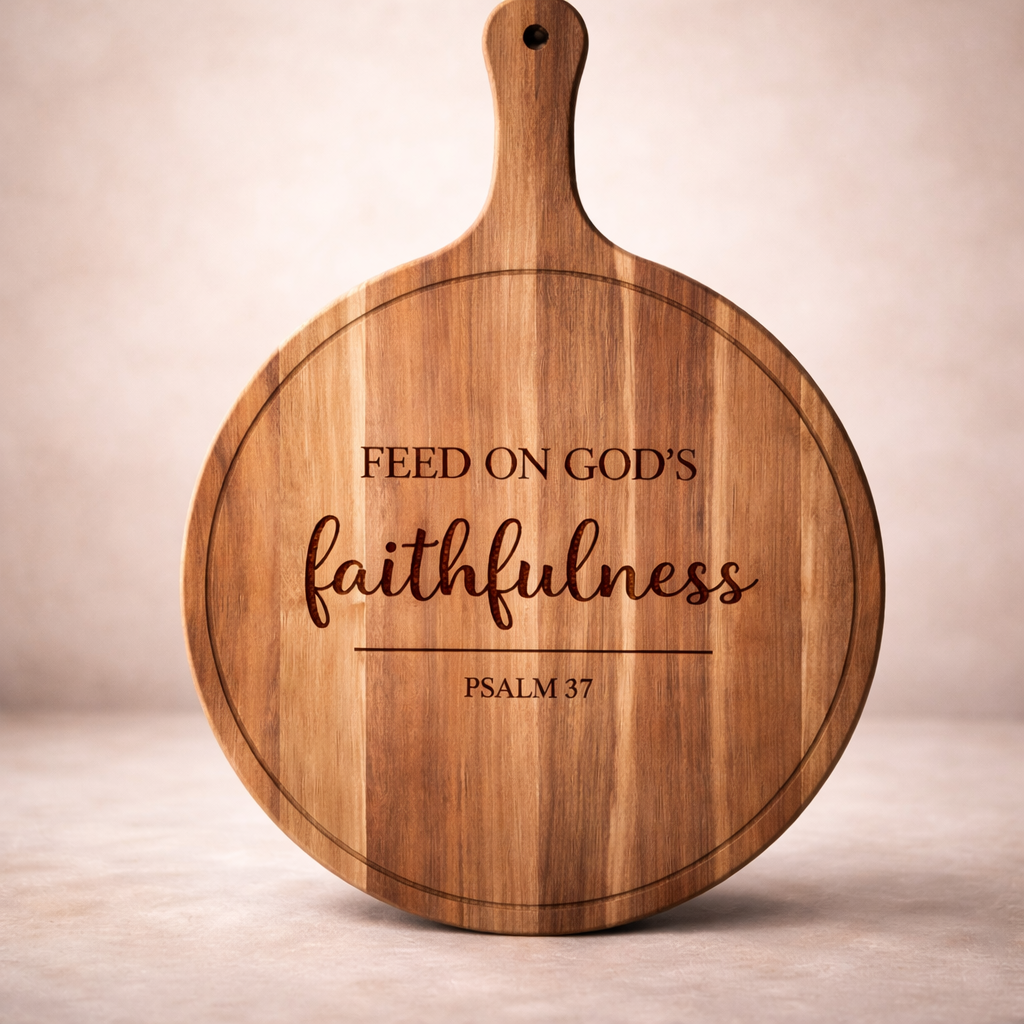 Psalm 37 Serving Tray