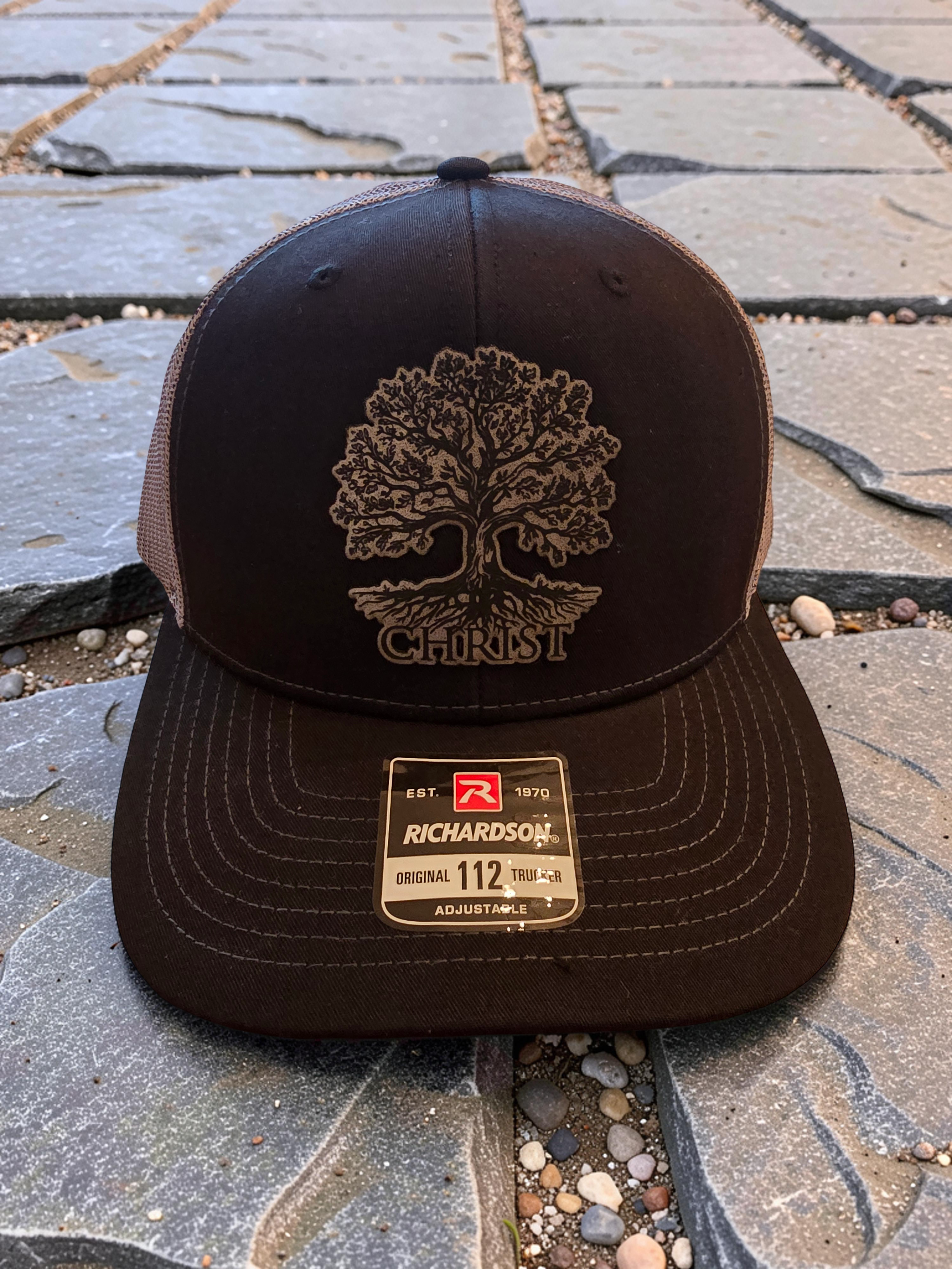 Rooted In Christ Hat Black/Grey (R112)