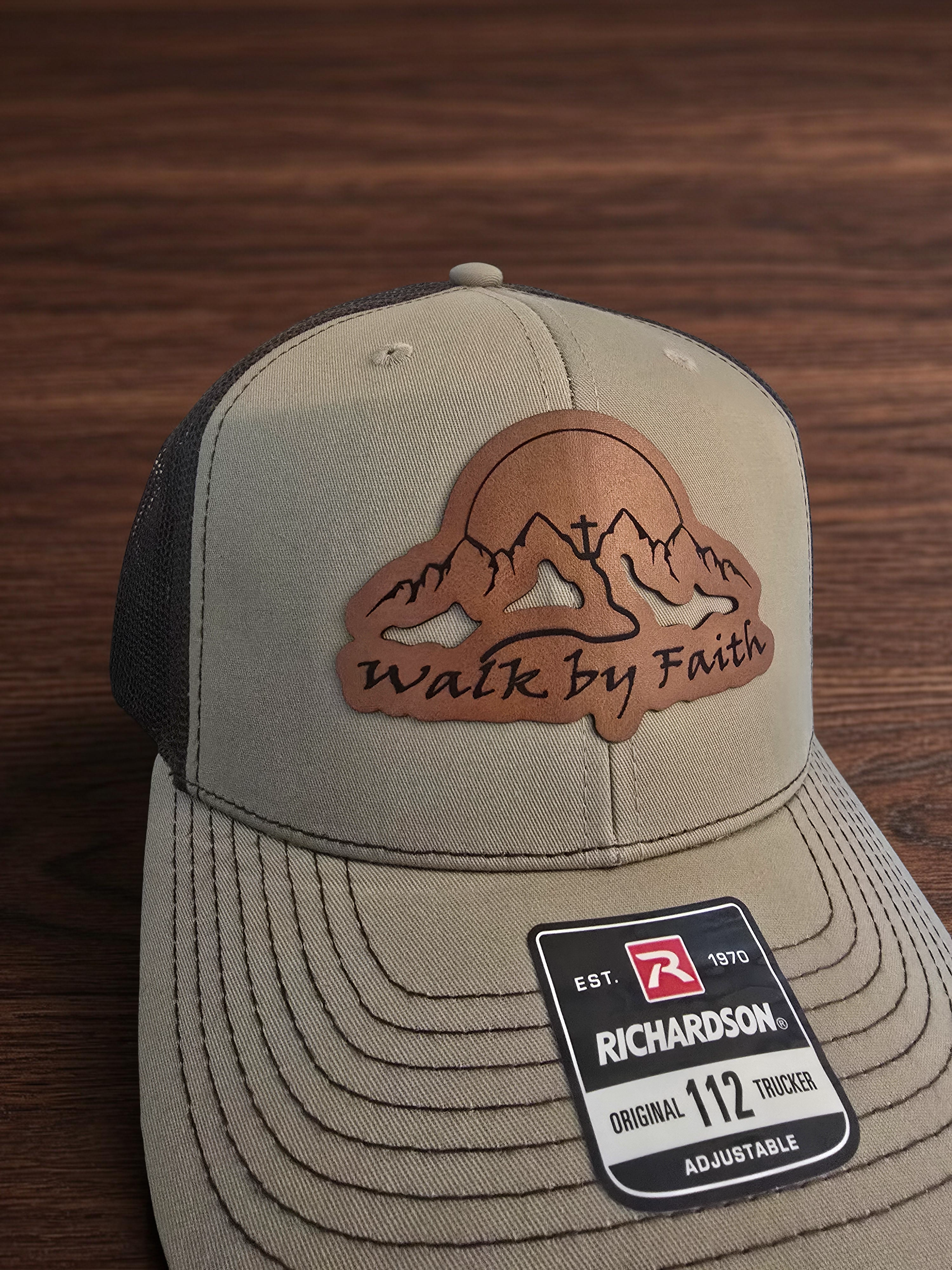 Walk By Faith Hat Brown (R112)