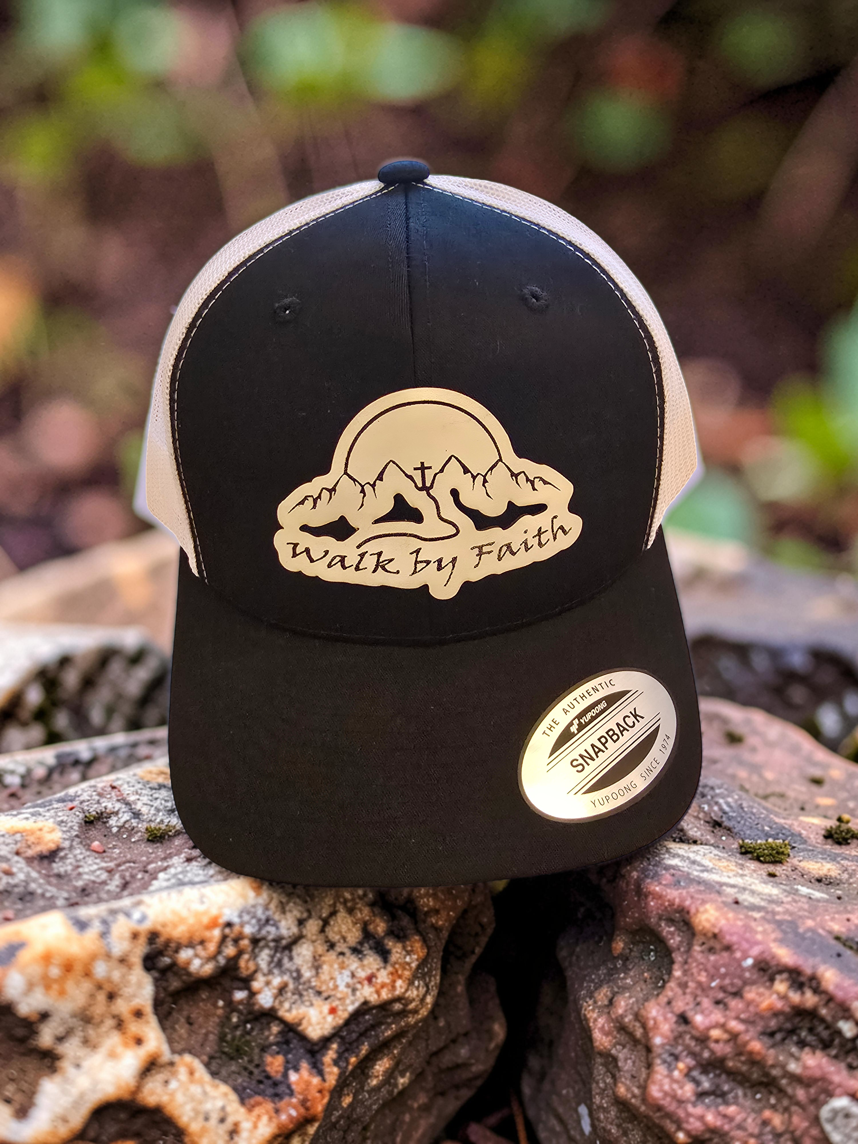 Walk By Faith Hat Black/White (Y6606)