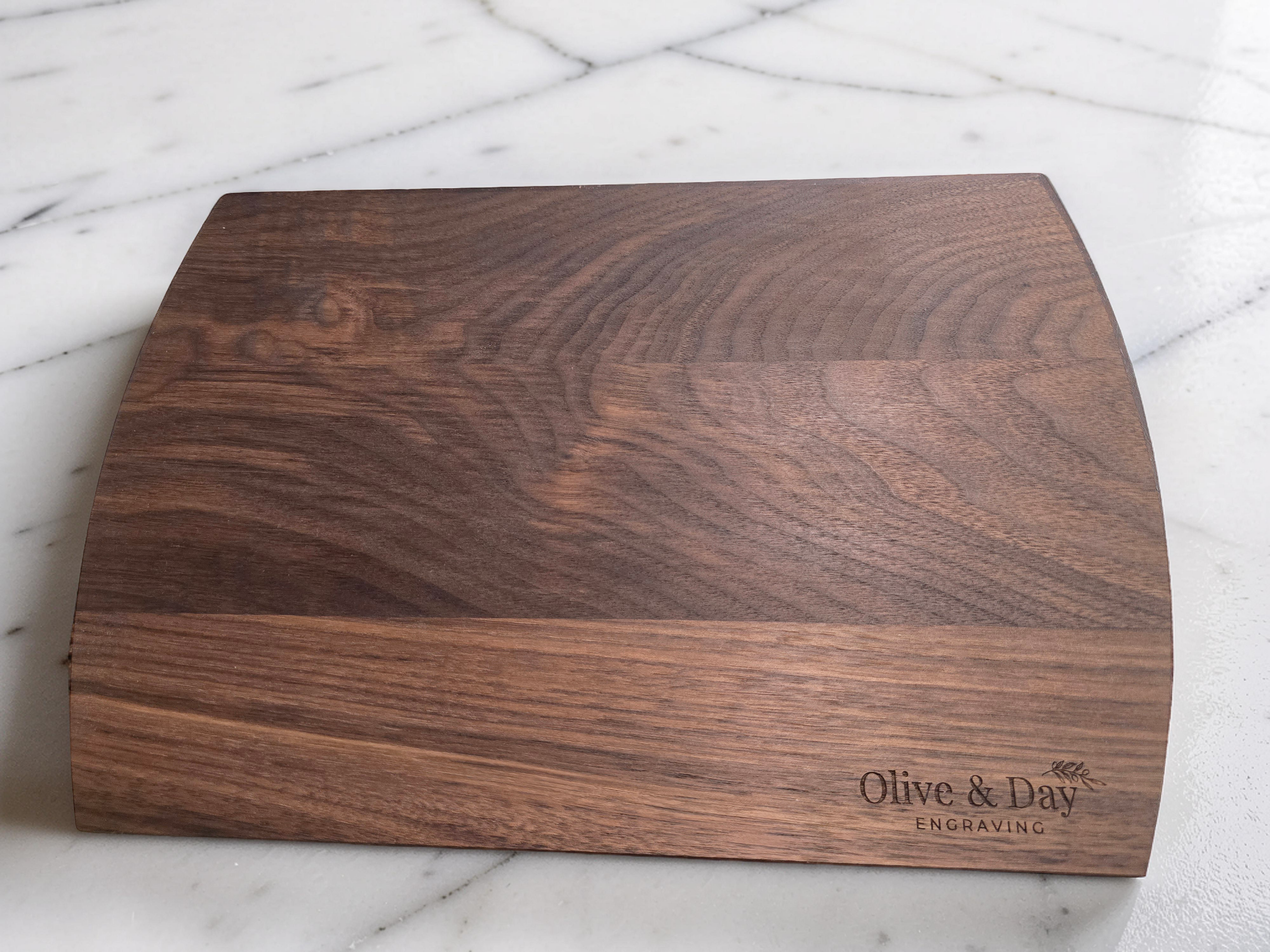 "I will give you rest" Serving Tray (Walnut)